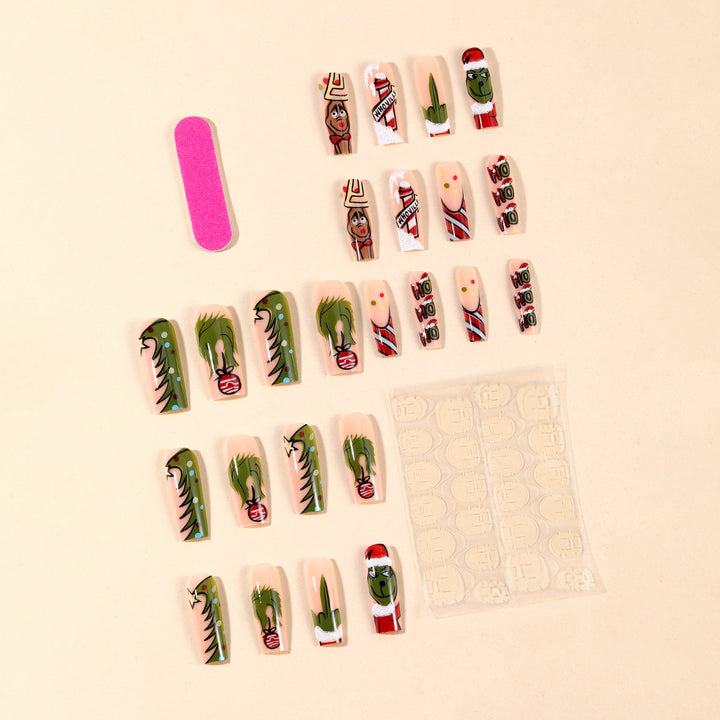 Christmas-Themed 3D Nail Art Set Kalsten