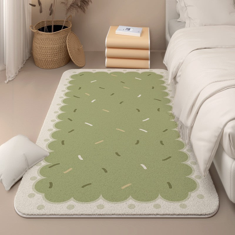 Cute Floral-Themed Memory Foam Area Rug Kalsten