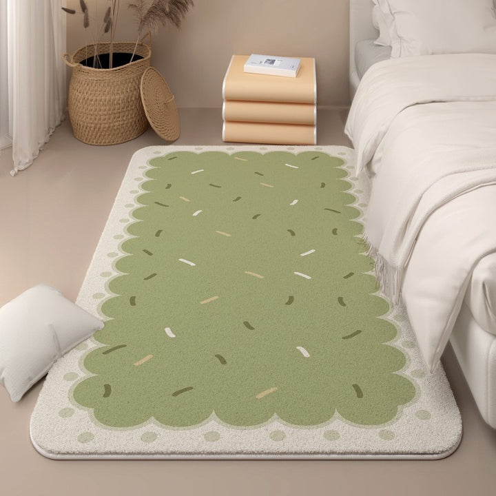Cute Floral-Themed Memory Foam Area Rug Kalsten