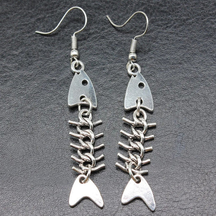 Creative Fishbone Dangle Earrings Kalsten