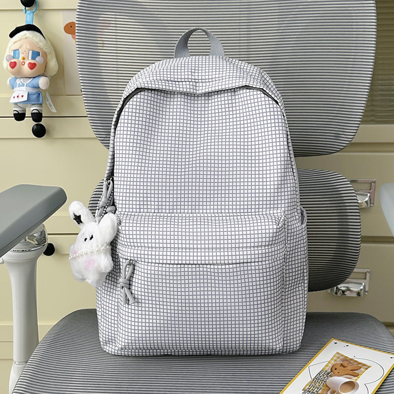 Textured Patterned Casual Backpack Kalsten
