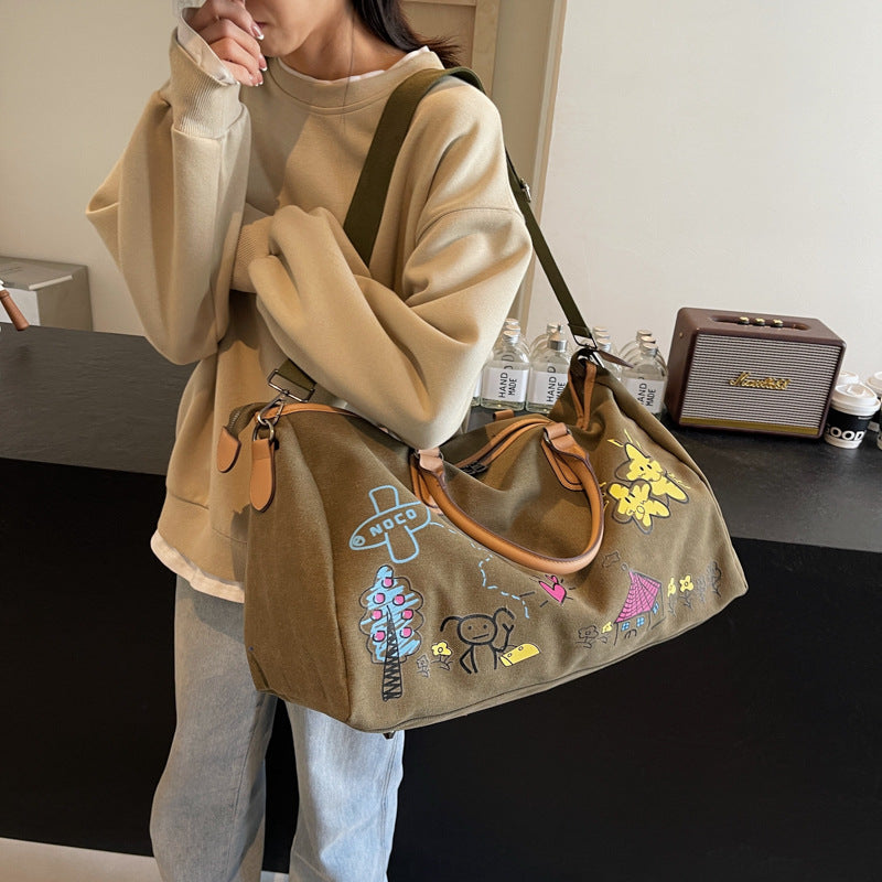 Creative Patterned Travel Duffle Bag Kalsten