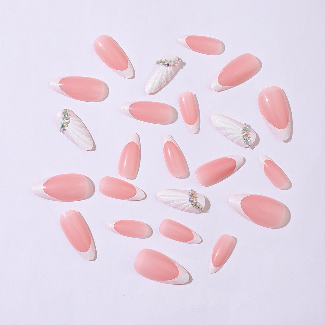 Artificial nail set with luxurious 3D embellishments Kalsten