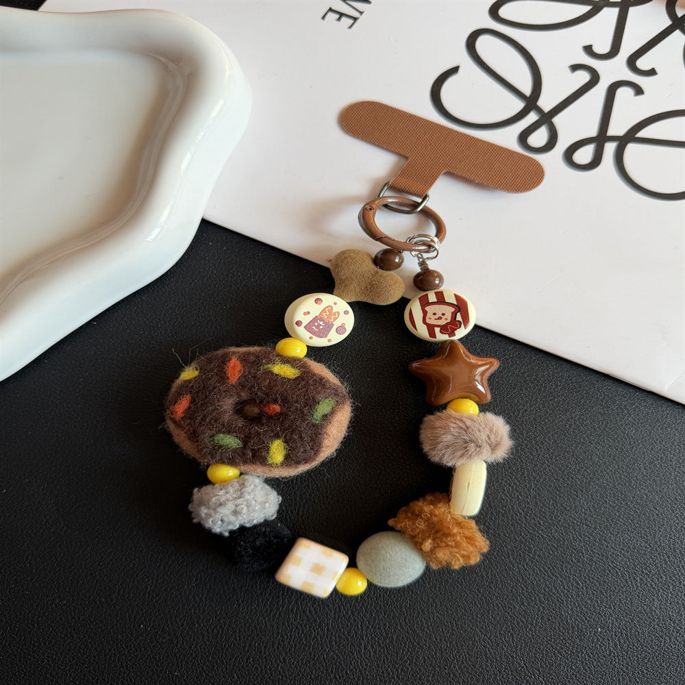 Whimsical Food-Themed Charm Keychain Kalsten 1790135857