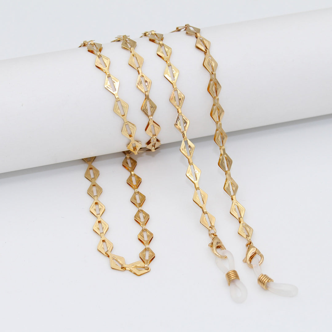 Elegant Crystal-Embellished Eyewear Chain Kalsten 1788159829