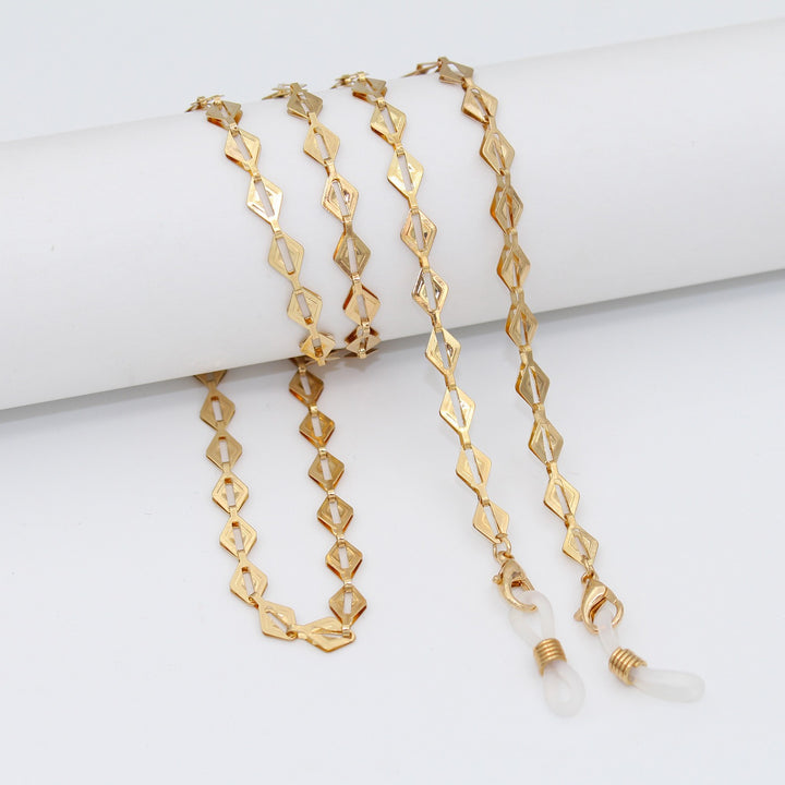 Elegant Crystal-Embellished Eyewear Chain Kalsten 1788159829
