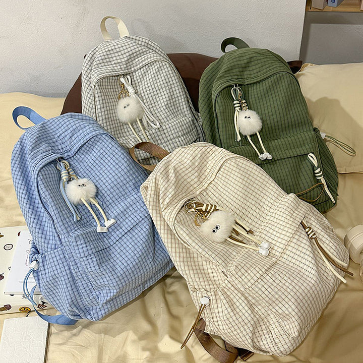 Textured Patterned Casual Backpack Kalsten