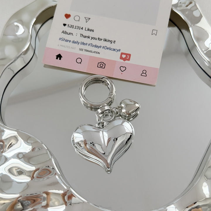 Heart-Shaped Pendant Keychain Kalsten