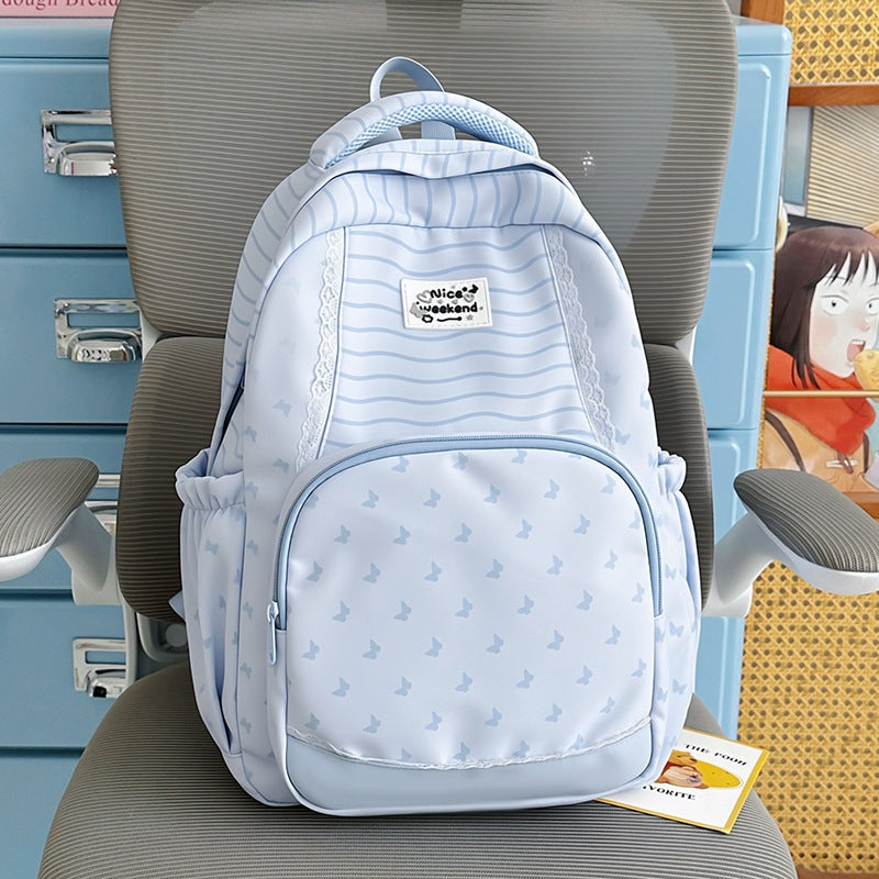 Playful Butterfly-Themed School Backpack Kalsten
