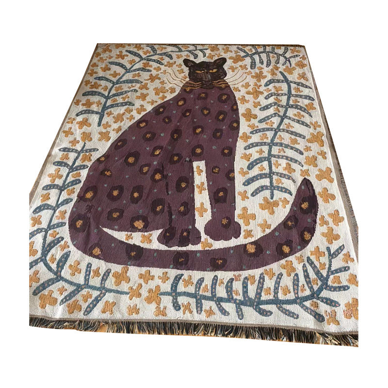 Artistic Animal Print Throw Blanket
