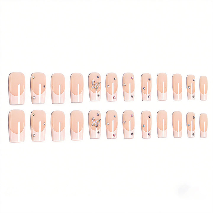 Artful Nail Set with Butterfly Decoration Kalsten