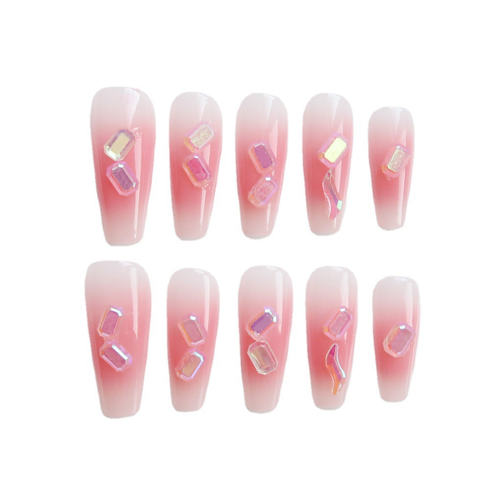 Elegant Artistic Press-On Nails