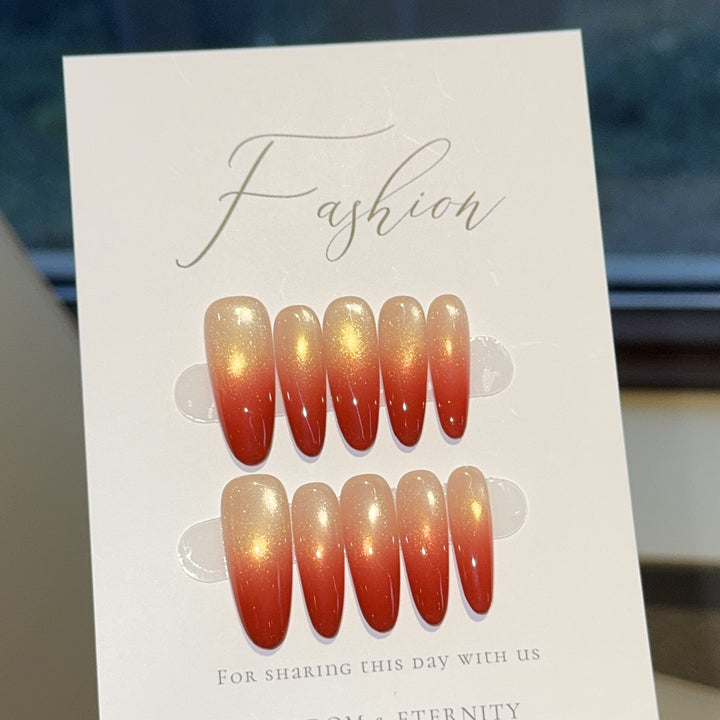 Artificial nails with elegant ombre effect Kalsten