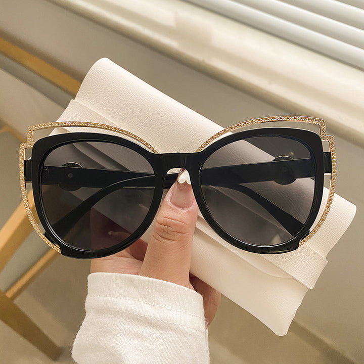Women Cat-Eye Sunglasses with Sparkling Detail Kalsten