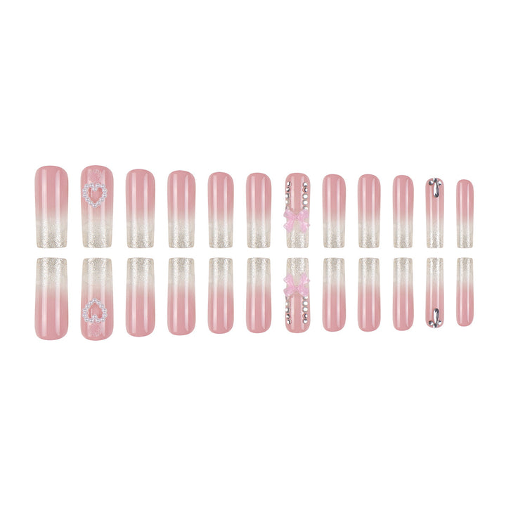 Decorative Long Acrylic Nail Extensions Kalsten