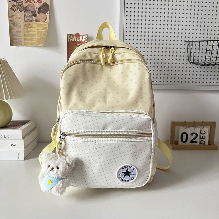 Playful Star-Patterned School Backpack Kalsten