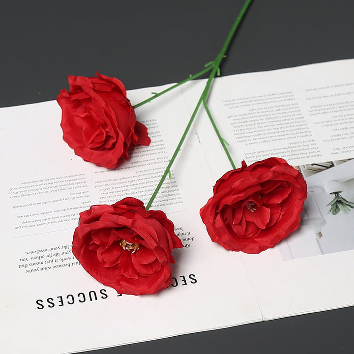 Elegant Silk Floral Stem for Home Decor Display
