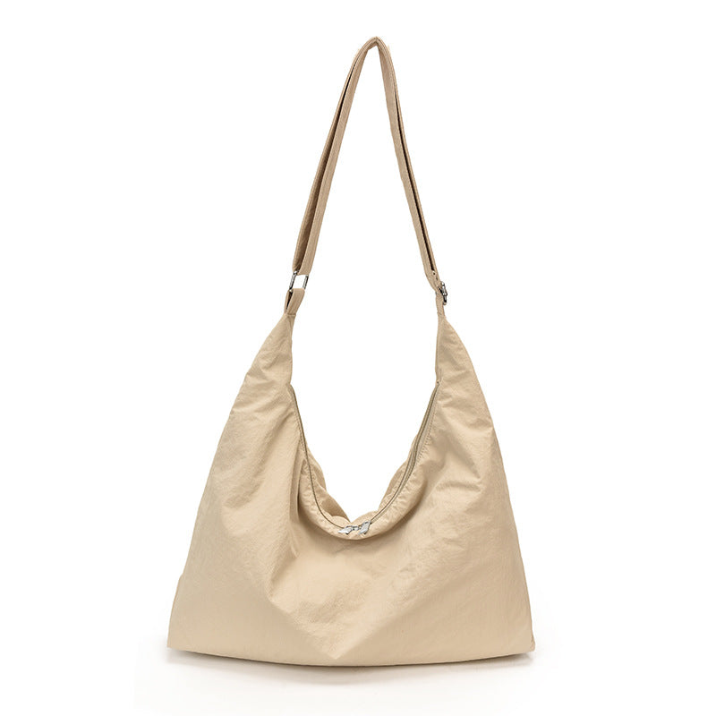 Soft Fabric Slouchy Shoulder Bag