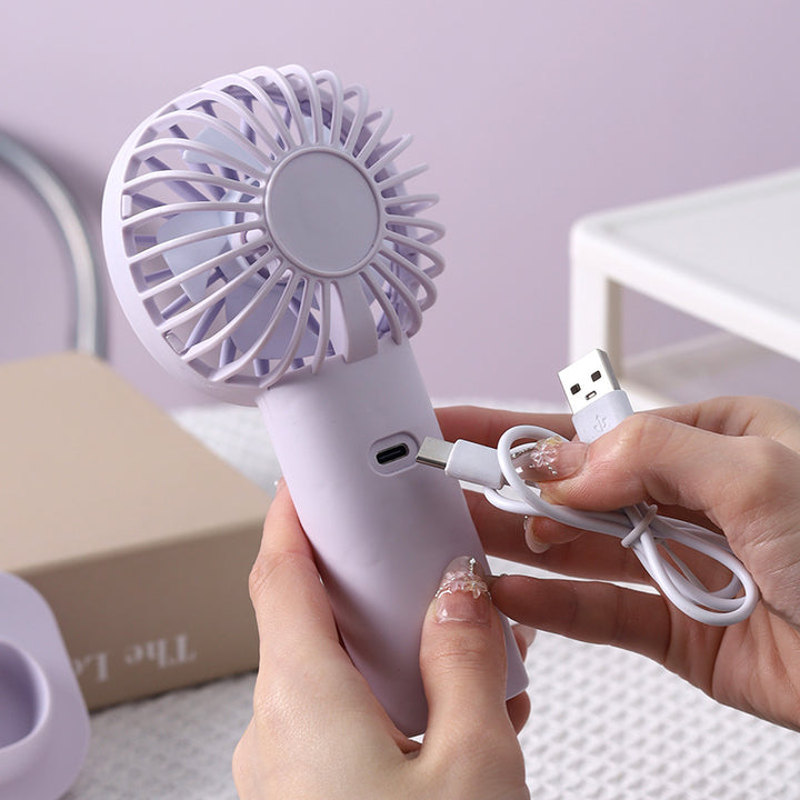 Women's Portable Mini Fan with Digital Control Kalsten