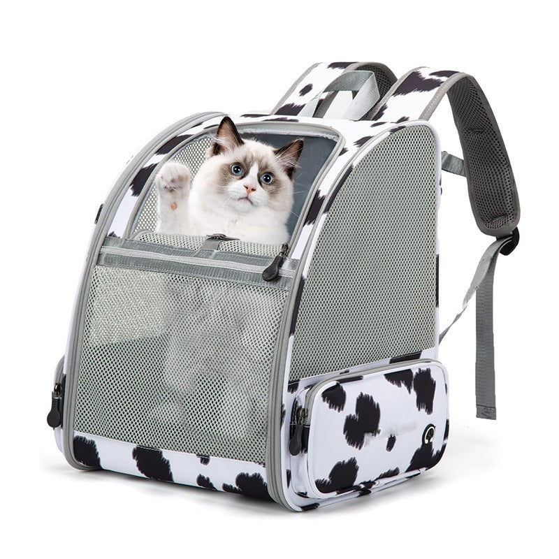 Pet Backpack with Breathable Mesh Inserts Kalsten