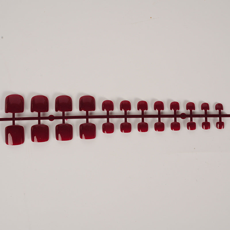 Stylish Glossy Press-On Nail Set Kalsten