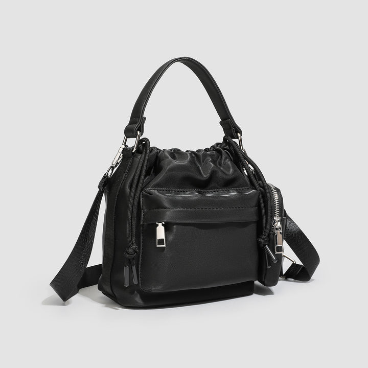 Chic Drawstring Bucket Handbag