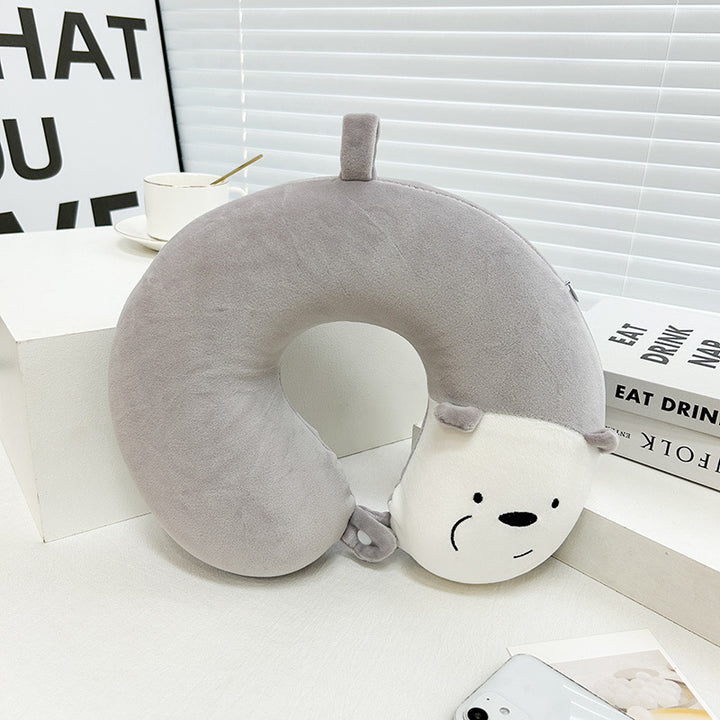 Women Kitten Neck Support Pillow Kalsten