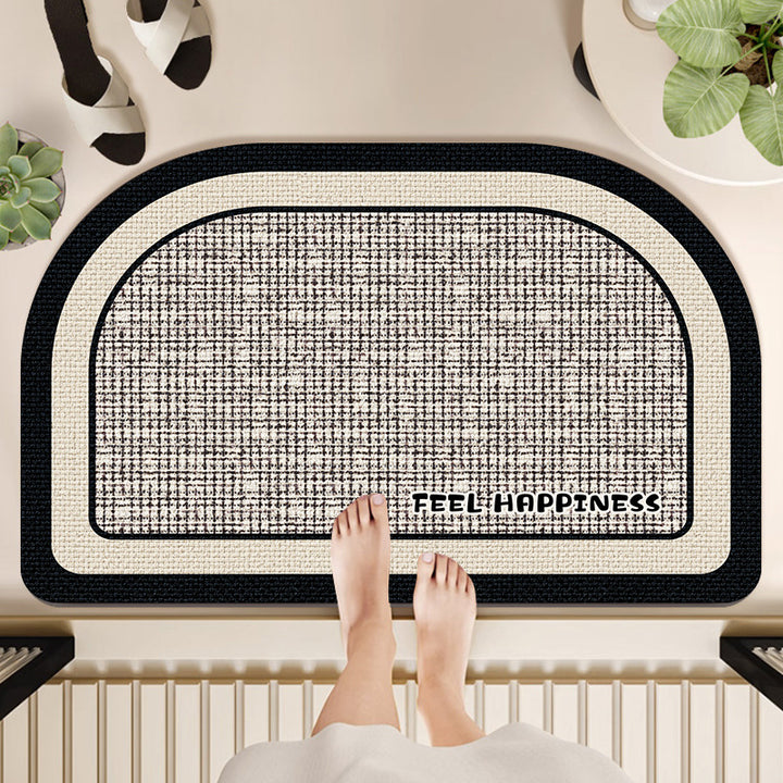Floral Patterned Bath Mat