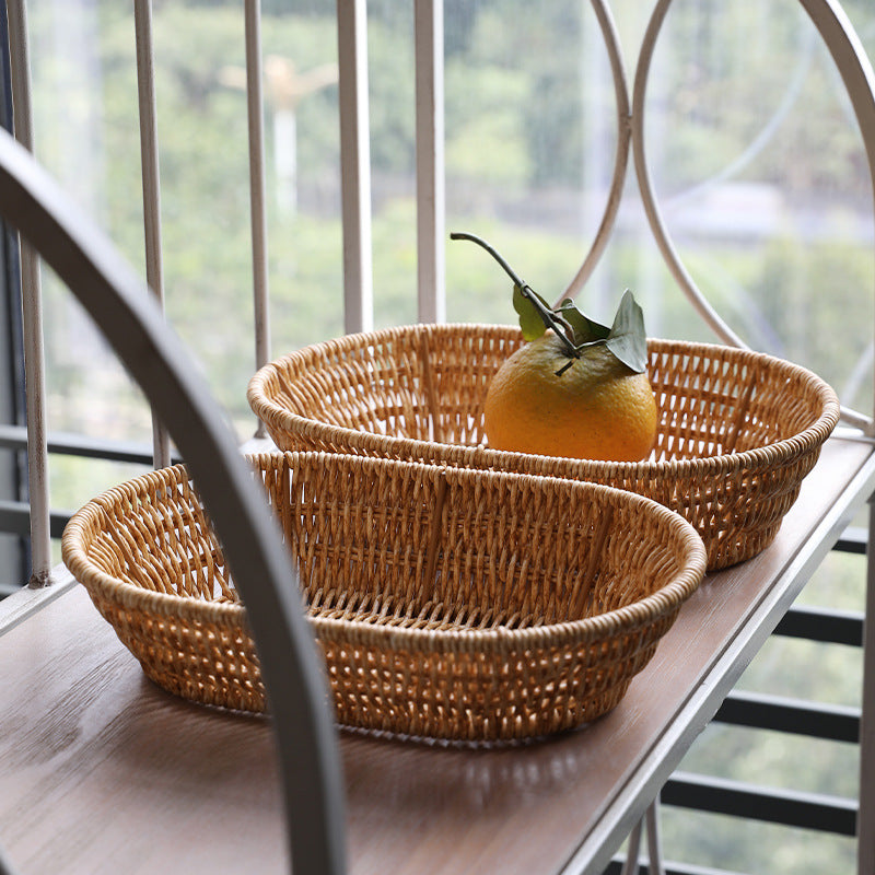 Handcrafted Woven Bread Basket Kalsten