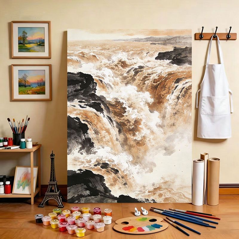 Scenic River Canvas Art Print Kalsten