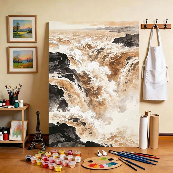 Scenic River Canvas Art Print Kalsten
