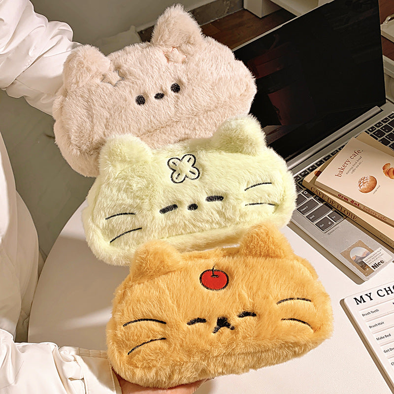 Fluffy cosmetic bag Kalsten