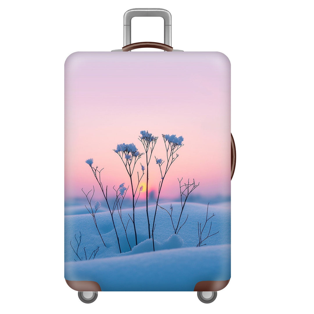 Unisex Hard Shell Suitcase with Inspiring Cityscape Kalsten