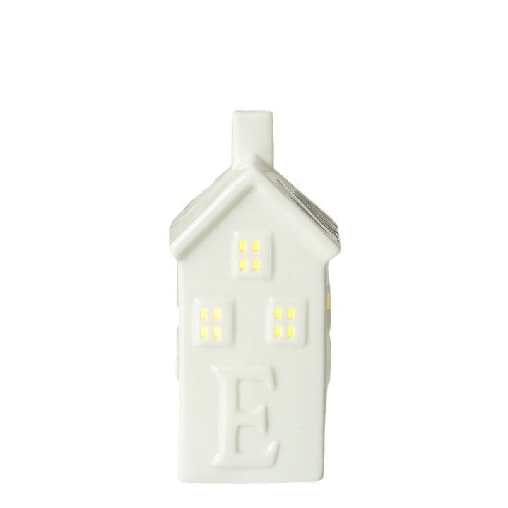 Decorative Ceramic House Candle Holder Kalsten
