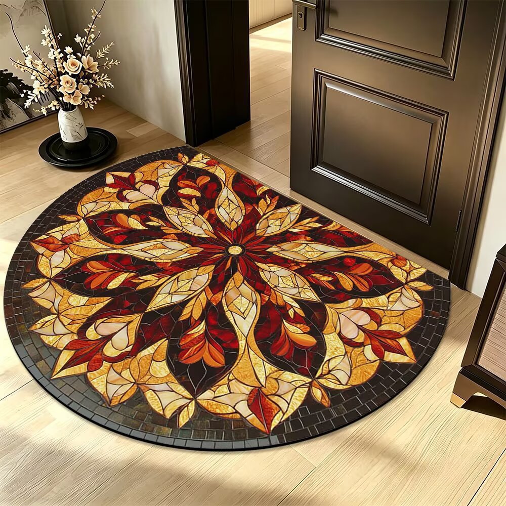 Artistic Mosaic Round Rug