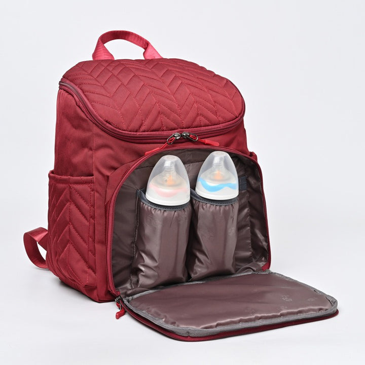 Elegant Quilted Multi-Compartment Backpack Kalsten