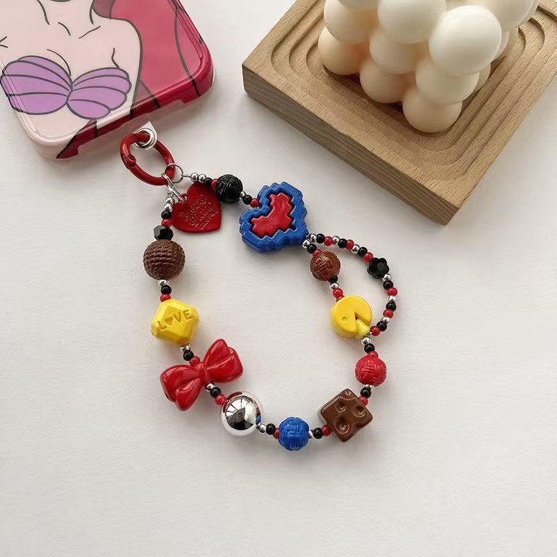 Playful Themed Craft Beaded Lanyard Kalsten