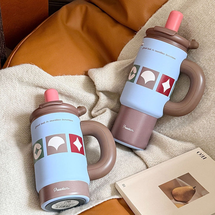 Women Practical Drinking Containers with Innovative Carry Handle Kalsten