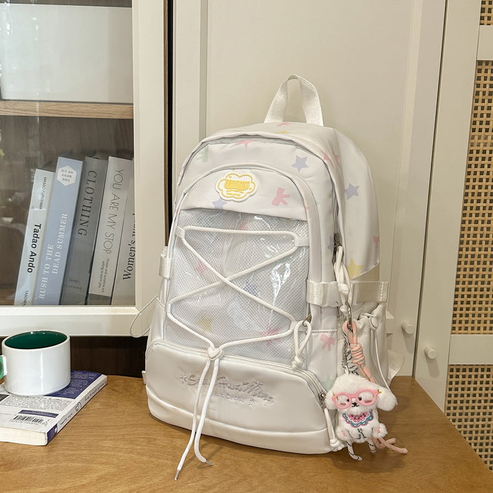 Stylish Star-Embellished Backpack Kalsten