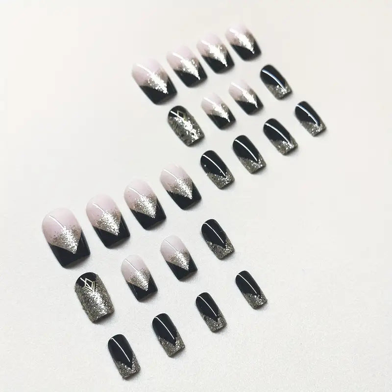 Glamorous Glitter Nail Art Kalsten