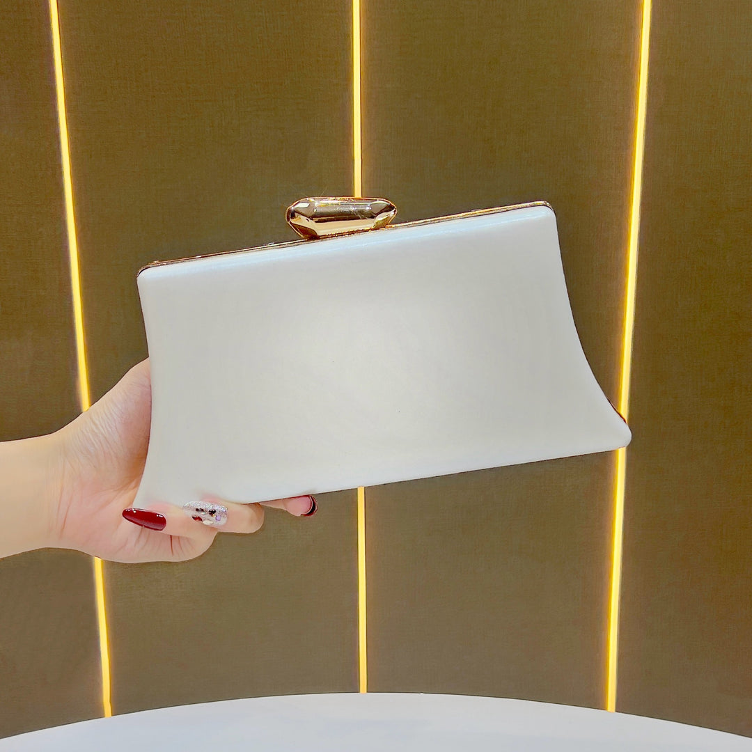Elegant Metallic Evening Clutch