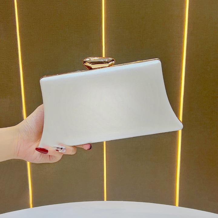 Elegant Metallic Evening Clutch