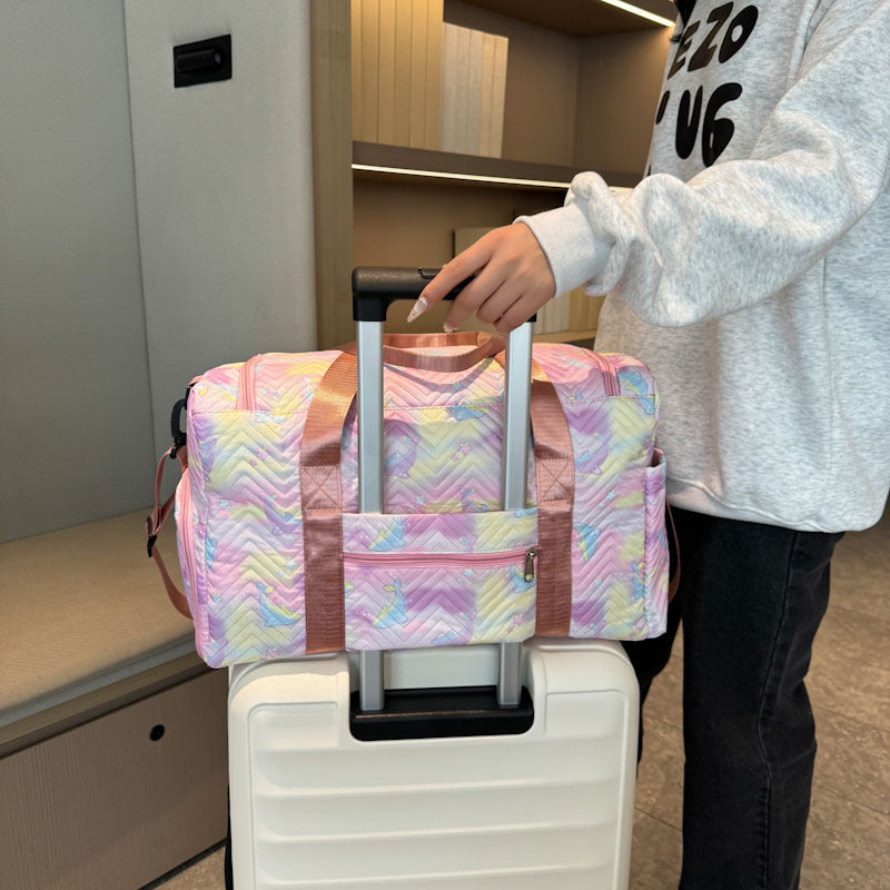 Lightweight Quilted Travel Duffle Bag Kalsten