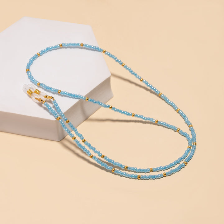 Double-Strand Beaded Eyewear Chain kalsten