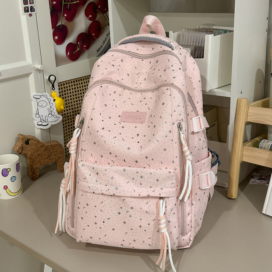 Star-Print Casual Backpack Kalsten