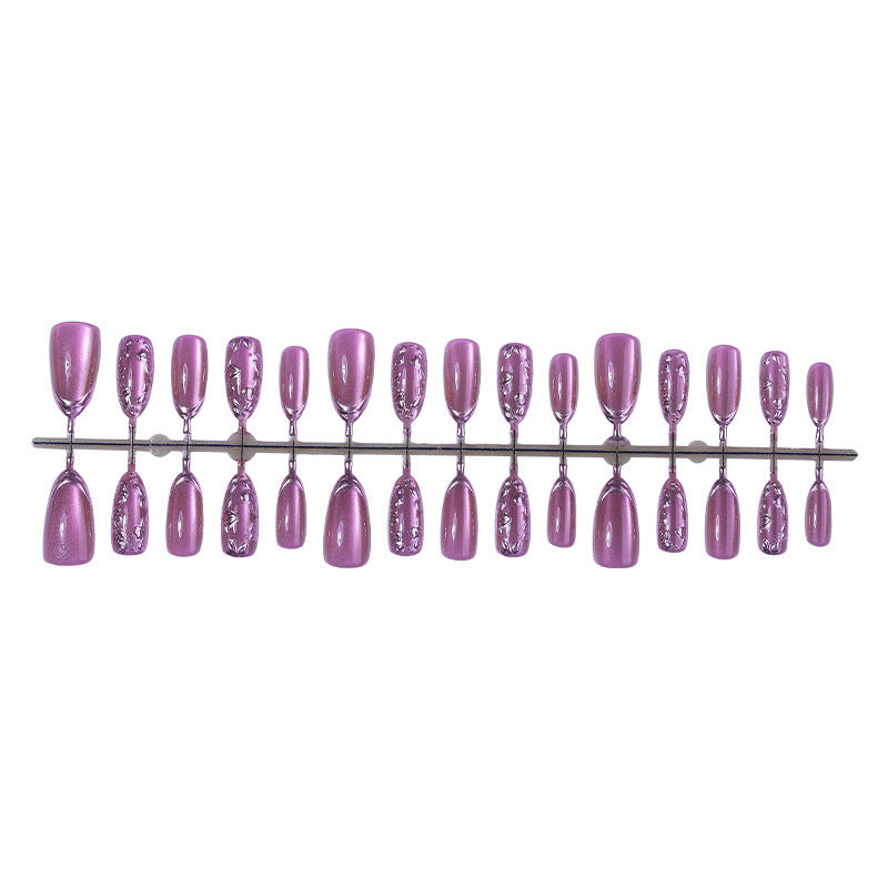 Acrylic nail set with exquisite design and noble accents Kalsten
