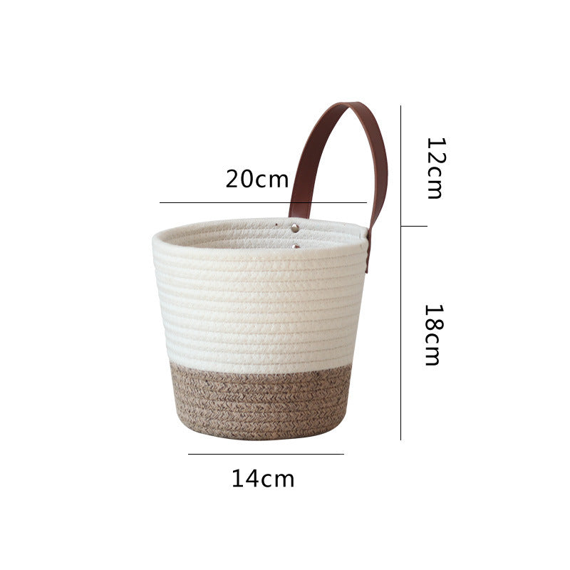 Handcrafted storage basket Kalsten