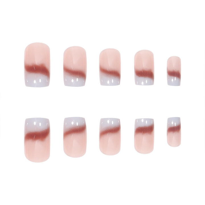Elegant Long Square Press-On Nails Kalsten