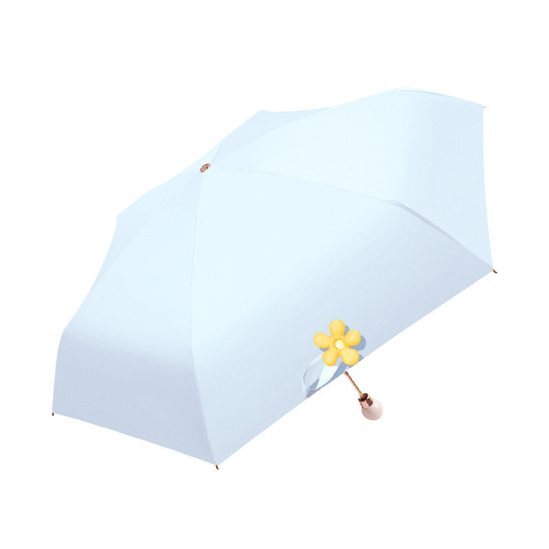 Ladies compact wind and rain protection umbrella with carrying bag Kalsten