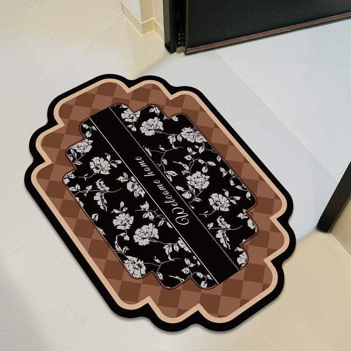 Floral Welcome Mat